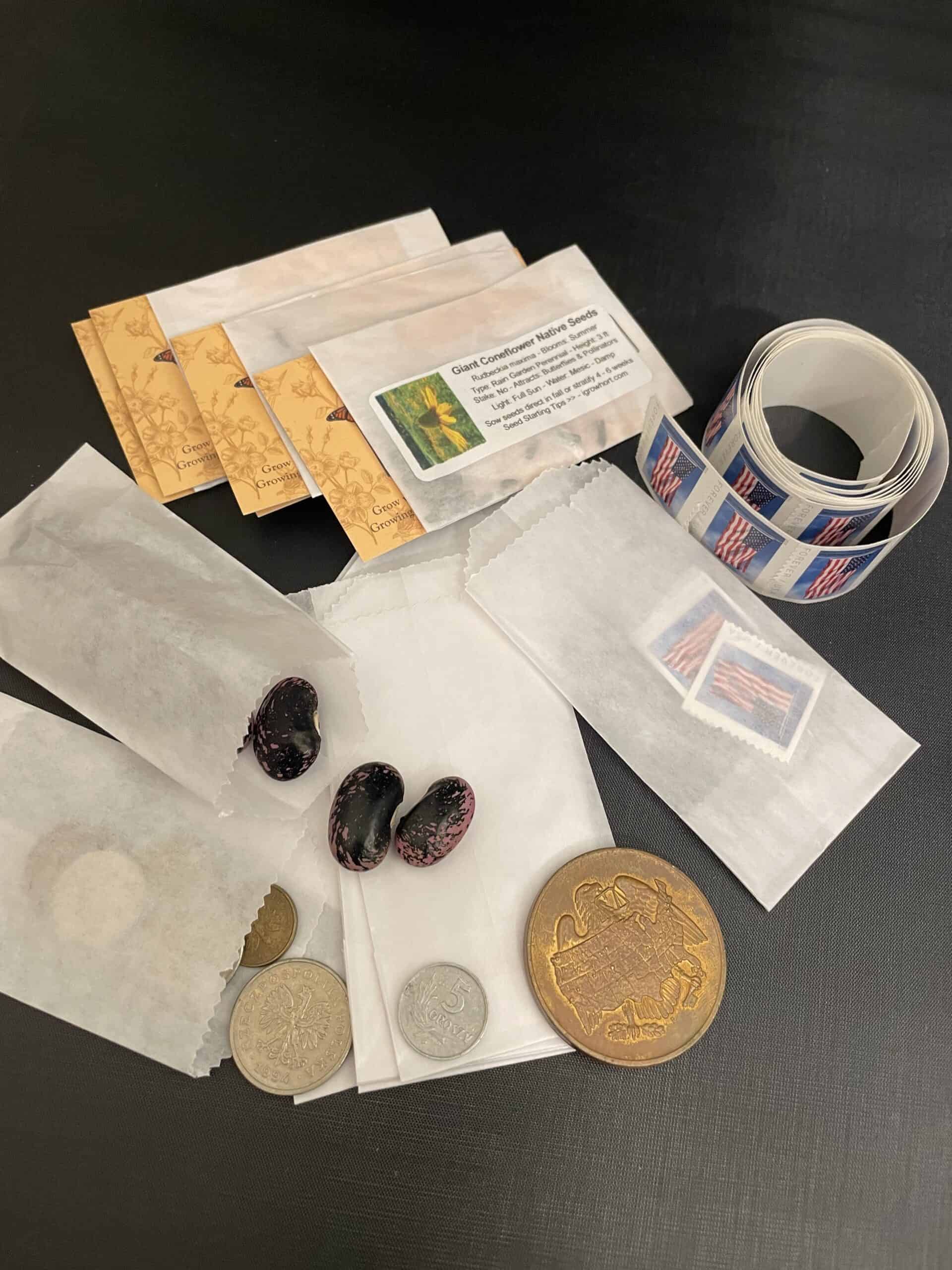 glassine paper seed packets
